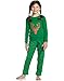 Leveret Christmas 2 Piece Pajama Cotton Top & Fleece Pants (Size 2-14)