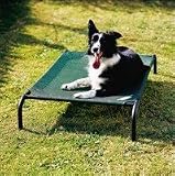 Coolaroo 432966 Medium Foldable Steel Framed Pet Bed Desert Sand