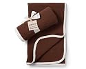 Kee-Ka Organic Jacquard Blanket Chocolate