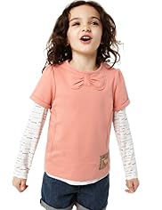 2 Pack Crew Neck Bow Sweat Top