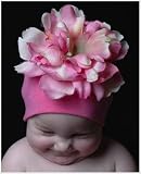 ~ Jamie Rae Candy Pink Peony Beanie Hat