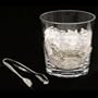 Arthur Court Alligator Ice Bucket w/ Tongs
