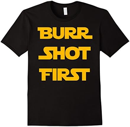 Men's Burr Shot First T Shirt Large Black
