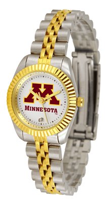 Minnesota Golden Gophers NCAA Womens 23Kt Gold Watch