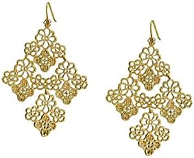 Kaariag Punkin® Hollow Rhombus Bohemian Style Statement Fashion Earring
