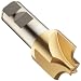 Niagara Cutter CRCO126 Cobalt Steel Corner Rounding End Mills, Inch, Weldon Shank, TiN Finish, Roughing and Finishing Cut, Non-Center Cutting, 30 Degree Helix, For Use With All Materials