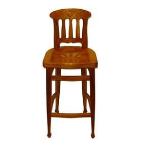 Captian's Weather Lacquered Bar Chair