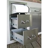 Double Drawer and Paper Towel Unit