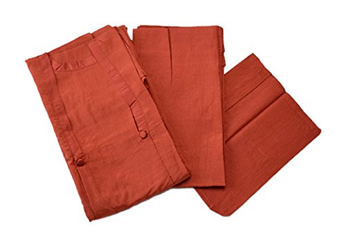 ノーブランド品 訳あり 和装 二部式ちりよけ雨コート 巻きスカートタイプ 携帯ポーチ付き