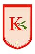 Monogram Holiday Garden Size Flag - K