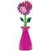 Boston Warehouse Flower Kitchen Brush with Holder, Pink