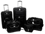 American Airlines by Olympia Summerlin 5-Piece Travel Luggage Set, Black, One Size