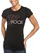 Realitee Women's Short Sleeve Long Live Rock Crew Tee