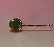 Miniature Brass Bed Warmer by Dijon Miniatures