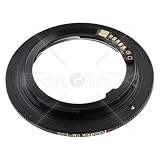 Fotodiox Pro Lens Mount Adapter with Dandelion AF Focus Confirmation Chip - Olympus OM Zuiko Lens to Canon EOS adapter, for Canon EOS 1d,1ds,Mark II, III, IV, 5D, MarK II, 7D, 10D, 20D, 30D, 40D, 50D, 60D, Digital Rebel xt, xti, xs, xsi, t1i, t2i, t3, t3i,300D, 350D, 400D, 450D, 500D, 550D, 600D, 1100D,1000D