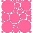 Flirt Pink Polka Dot Peel & Stick Wall Pops Stickers