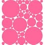 Flirt Pink Polka Dot Peel & Stick Wall Pops Stickers