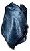 Extra 40% Off Super Soft Baby Alpaca Wool Reversible Shawl Wrap Cape Smokey Blue Color