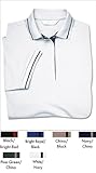 IMAGE OF Champion Women's Essential Pique Polo with Stripe, Bright Royal/Black, XXX-Large