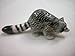 Miniature Porcelain Animals Raccoon Crawling #FOR711