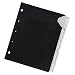 Master Catalog Rack Index Set, Ideal for Protecting and Organizing Materials in Catalog Racks, Black/Silver (MATB6125M)