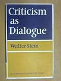 Criticism as dialogue