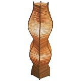 Flexell Natural Finish Wood Table Lamp