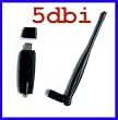 Wireless 802.11 Dongle with 5dBi Antenna Realtek Chip