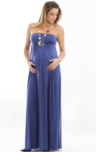 The Olian Strapless Empire Maxi Party Dress