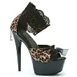 6 Inch Sexy High Heel Platform Shoes Lace Ankle Strap Open Toe Sandal Shoes Penthouse Shoes