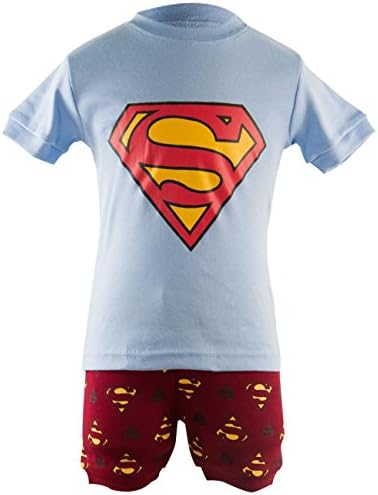 LaLaMa Baby Boys' Cartoon Hero Pajamas Sleepwear Shirt & Shorts Sets