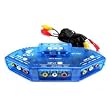 RCA Composite Audio Video AV Video Game Selector Switcher Box for XBox, XBOX 360, PS1, PS2, PS3, Gamecube, Wii, DVD, VCR