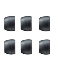 Single Detail Page Misc: 6 Black Small Sharp Phillips Panasonic Griffin EarJams TuneBuds Replacement Silicone Ear Buds Tips - eGadgetsandToys