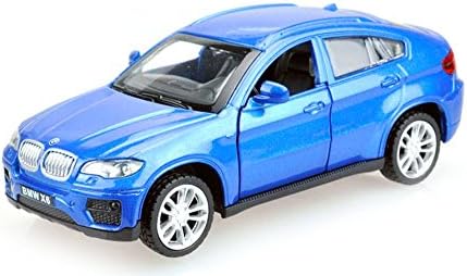 Nine States Metal Body 1:43 BMW X6 Pull Back Car Model Blue