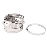 uxcell ホース･クランプ　ホースバンド　調節可能　 91mm-114mm　クランプパイプ　冷却ホース・フィッティング・クリップ　10個入り