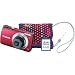 Canon PowerShot A3300 IS Bundle with 4 GB Memory Card, Strap and Pink Polka Dot BuiltNY Pouch