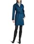 ABS by Allen Schwartz Women's Grandfather Coat, Blue, Small