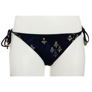 Buy JUICY COUTURE Ladies Y47405 Regal Navy String Tie Bikini Bottom by Juicy Couture