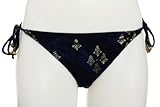 IMAGE OF JUICY COUTURE Women's Y47405 Regal Navy String Tie Bikini Bottom, X-Large