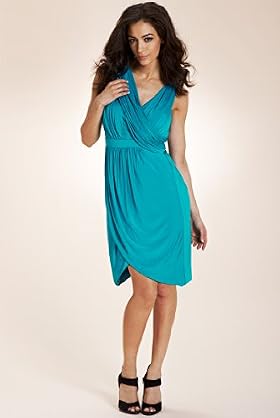 Per Una Speziale Crossover V-Neck Drape Dress