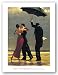 The Singing Butler (Detail) by Jack Vettriano 9.5"x13.25" Art Print Poster
