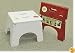 B&R Plastics 101-6 White EZ Foldz Step Stool