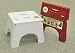 B&R Plastics 101-6 White EZ Foldz Step Stool