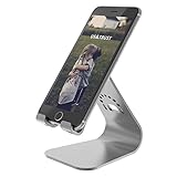 Spinido® アルミニウム製 iPhone5/5c/5s/6/Plus/Galaxy/Samsung 対応 スマートフォンスタンド (iPhone, grey)