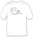 T-shirt with man, pushing, black and white, Earth, globe, geography, world, spherical, planet, orb