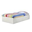 Logik Collection Mate's Bed in Pure White Finish By South Shore Furniture