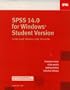 SPSS 14.0 Student Version for Windows