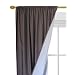 Roc-Lon Blackout Window Panel Pair - Denimtone Brown