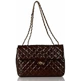 Urban Expressions Quilted Megan Bag in Brown