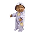 Wild Planet Water Babies Newborn Doll - African American (Flower Lavender Romper)